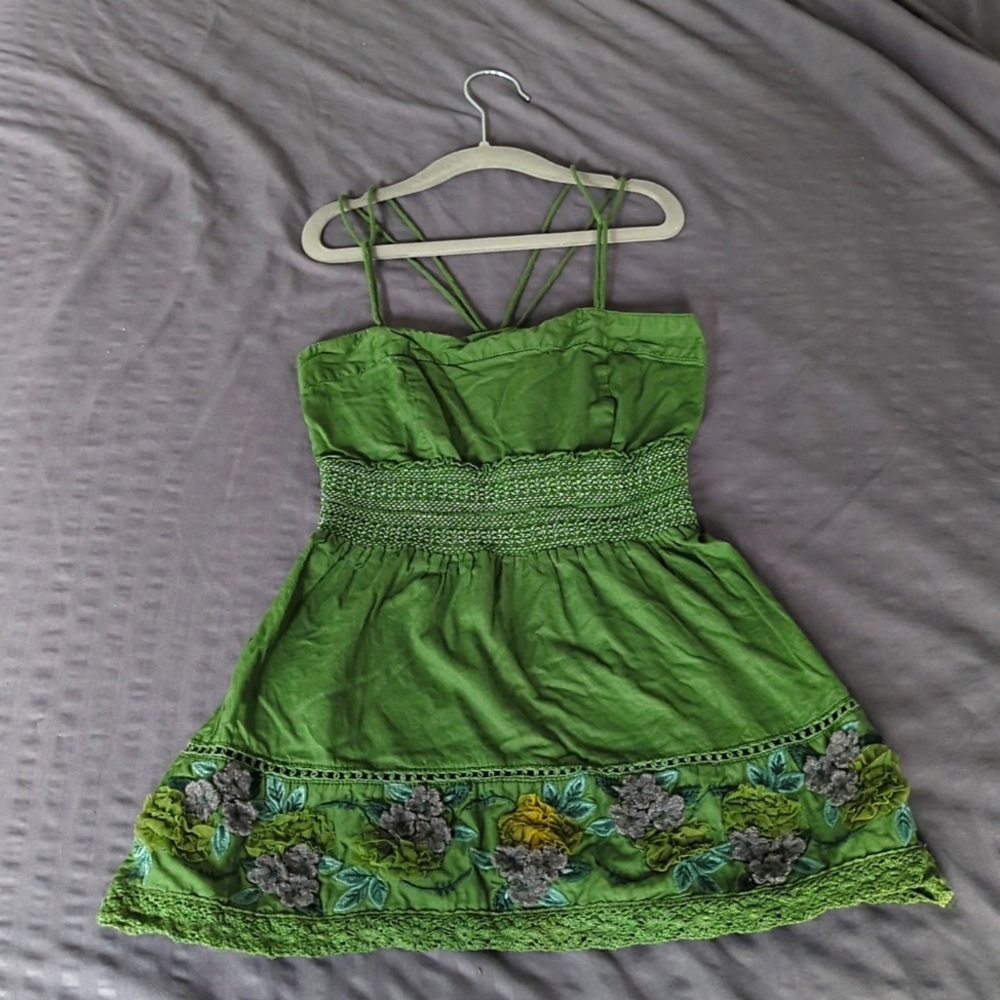 Green spaghetti top (US Size 4)